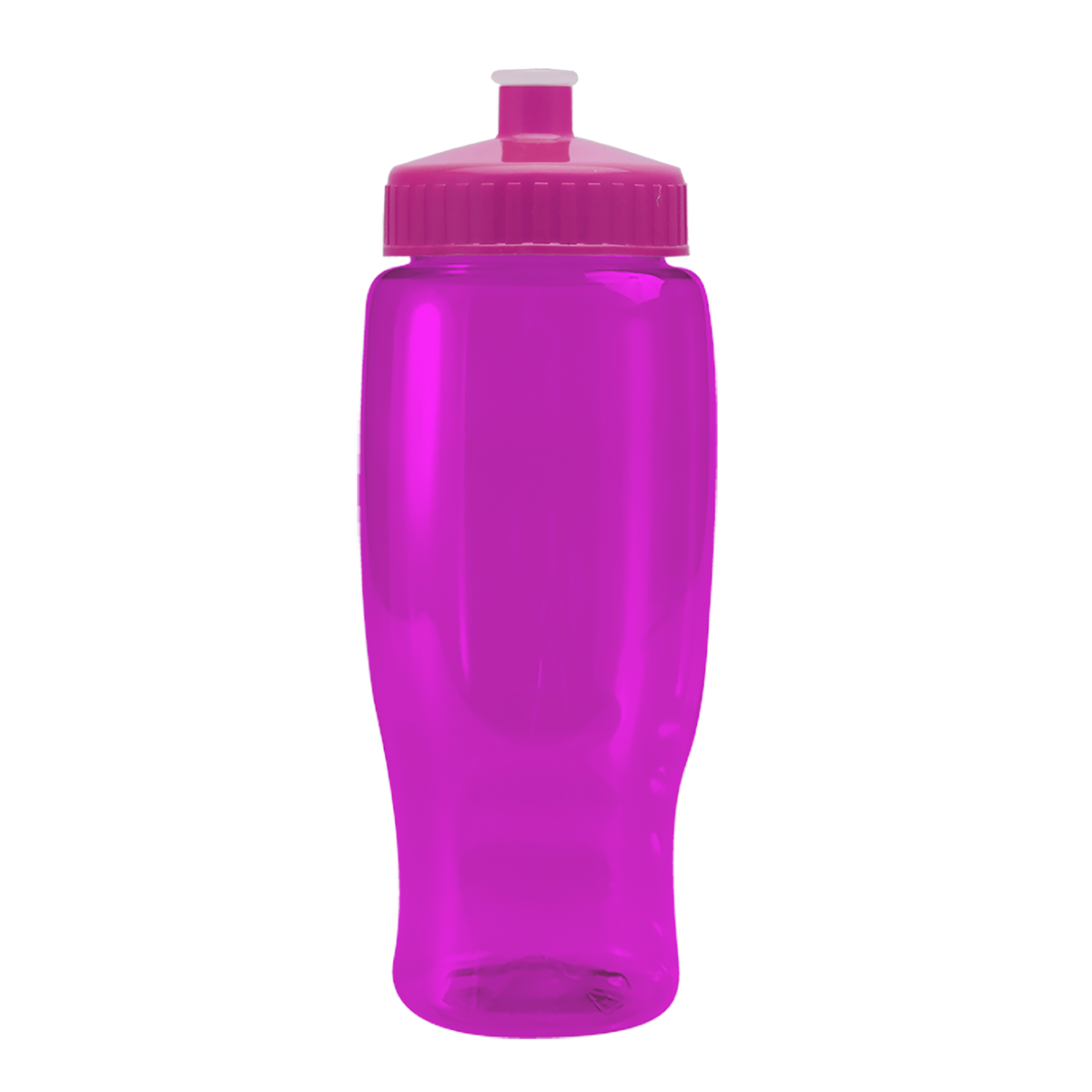 Custom logo Poly+ Recycled Bottle with Push-Pull Lid - 27 oz.