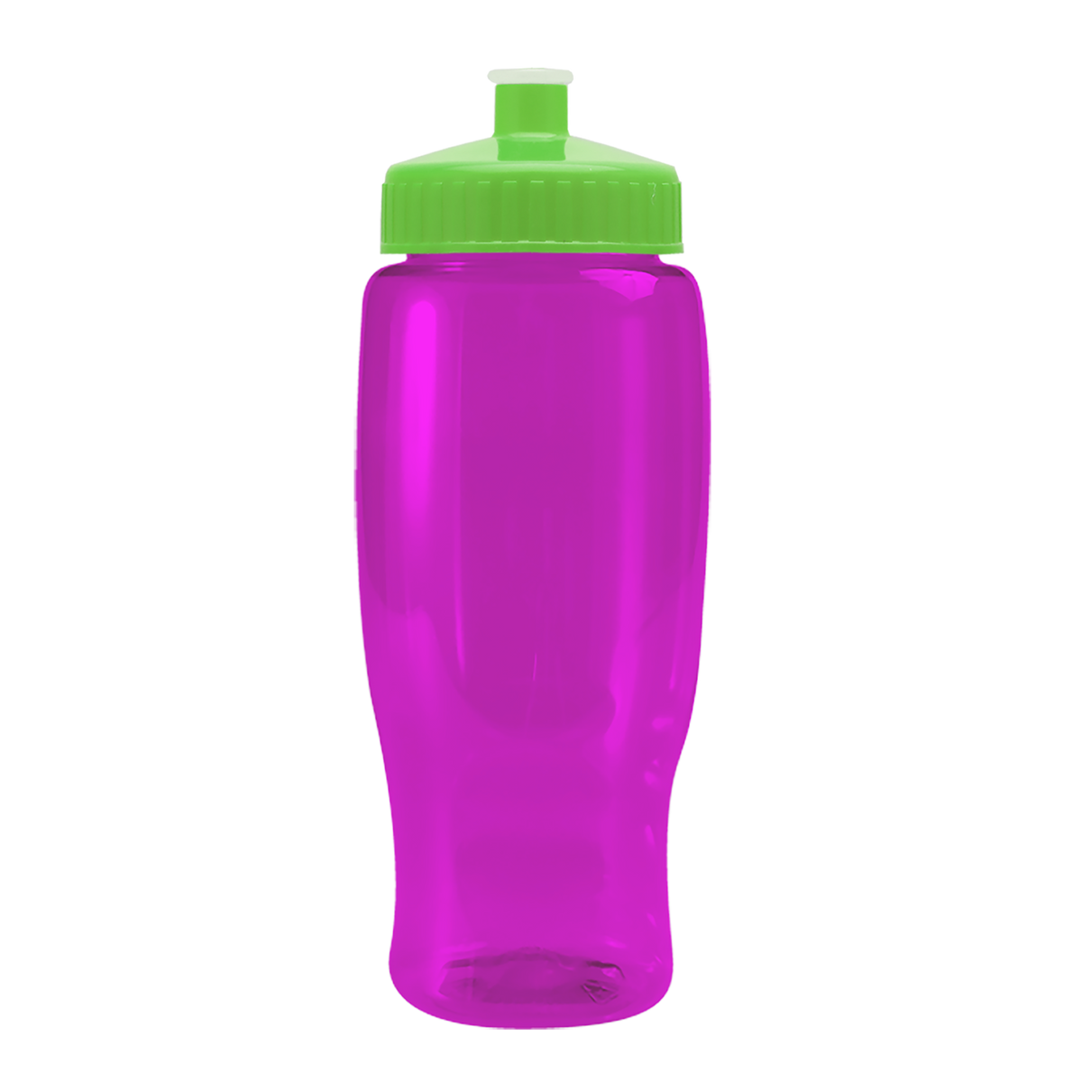 Custom logo Poly+ Recycled Bottle with Push-Pull Lid - 27 oz.