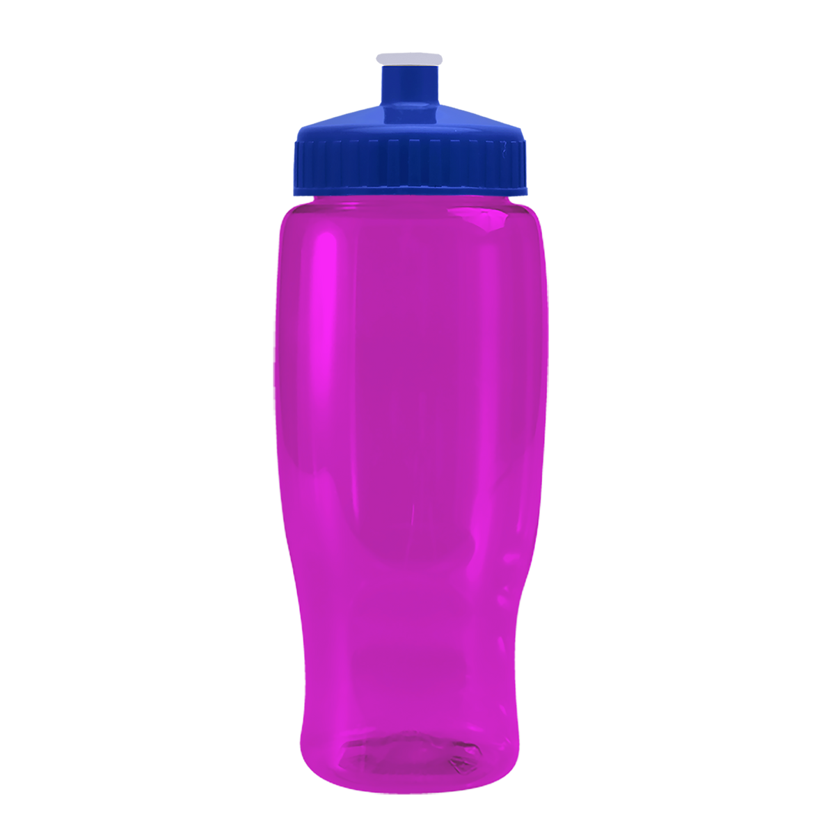 Custom logo Poly+ Recycled Bottle with Push-Pull Lid - 27 oz.