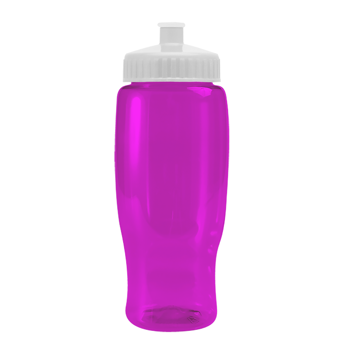 Custom logo Poly+ Recycled Bottle with Push-Pull Lid - 27 oz.