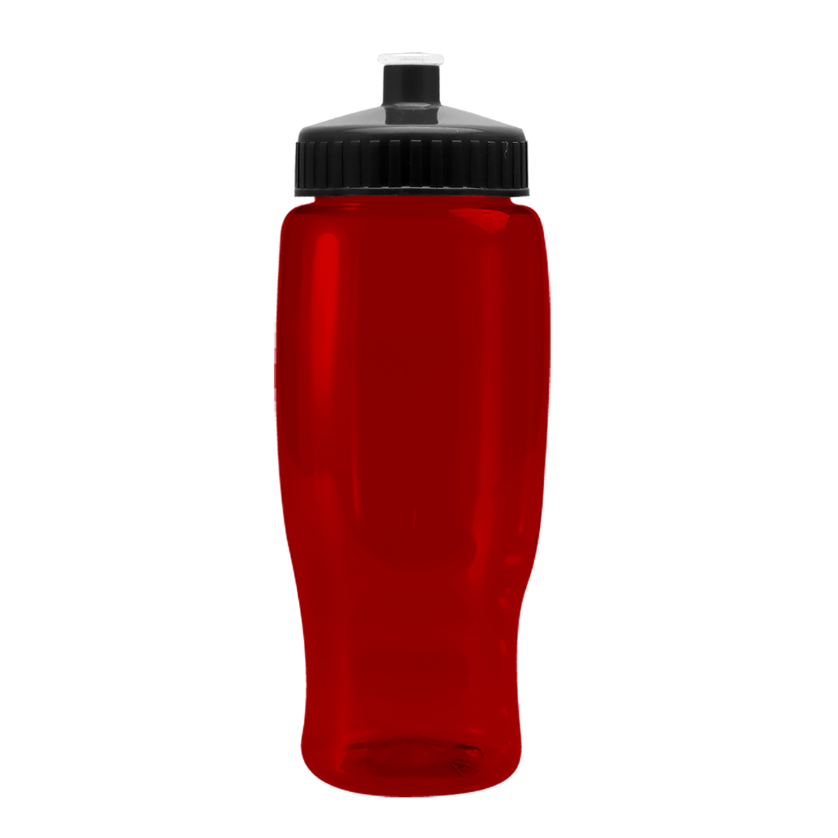Custom logo Poly+ Recycled Bottle with Push-Pull Lid - 27 oz.