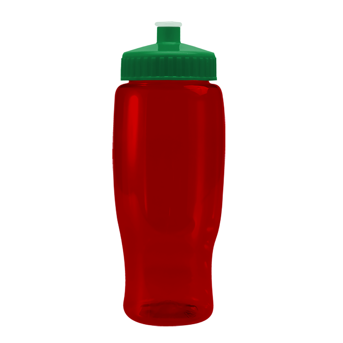 Custom logo Poly+ Recycled Bottle with Push-Pull Lid - 27 oz.