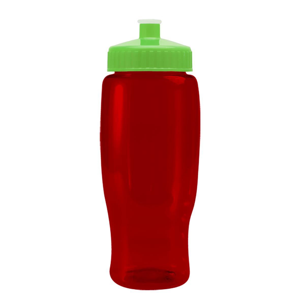 Custom logo Poly+ Recycled Bottle with Push-Pull Lid - 27 oz.