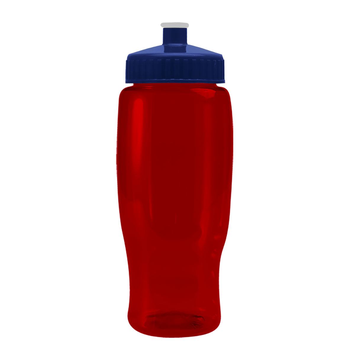 Custom logo Poly+ Recycled Bottle with Push-Pull Lid - 27 oz.