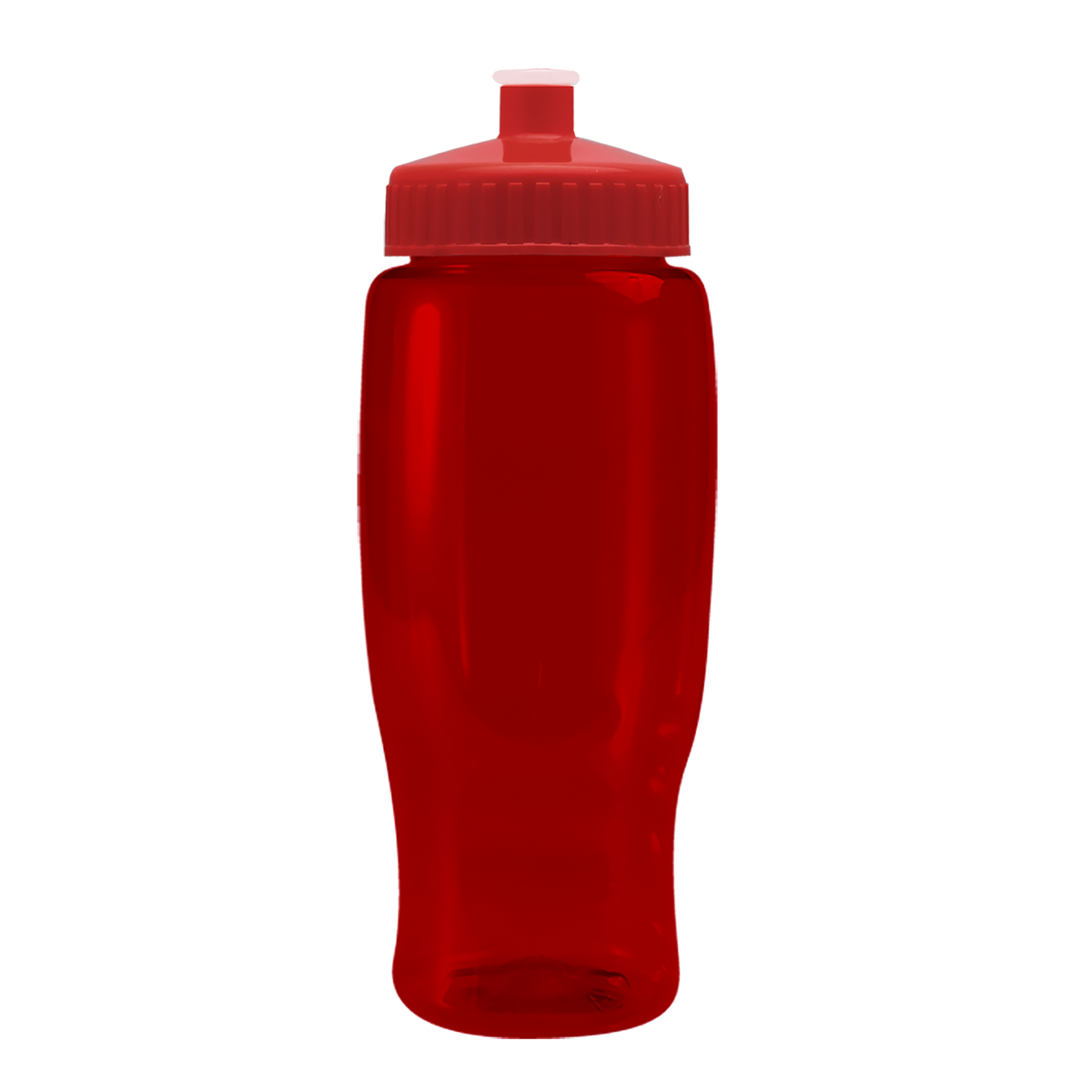 Custom logo Poly+ Recycled Bottle with Push-Pull Lid - 27 oz.