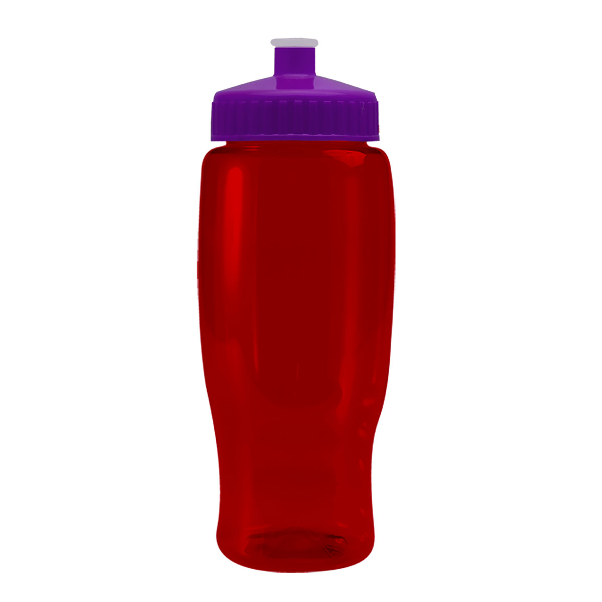 Custom logo Poly+ Recycled Bottle with Push-Pull Lid - 27 oz.