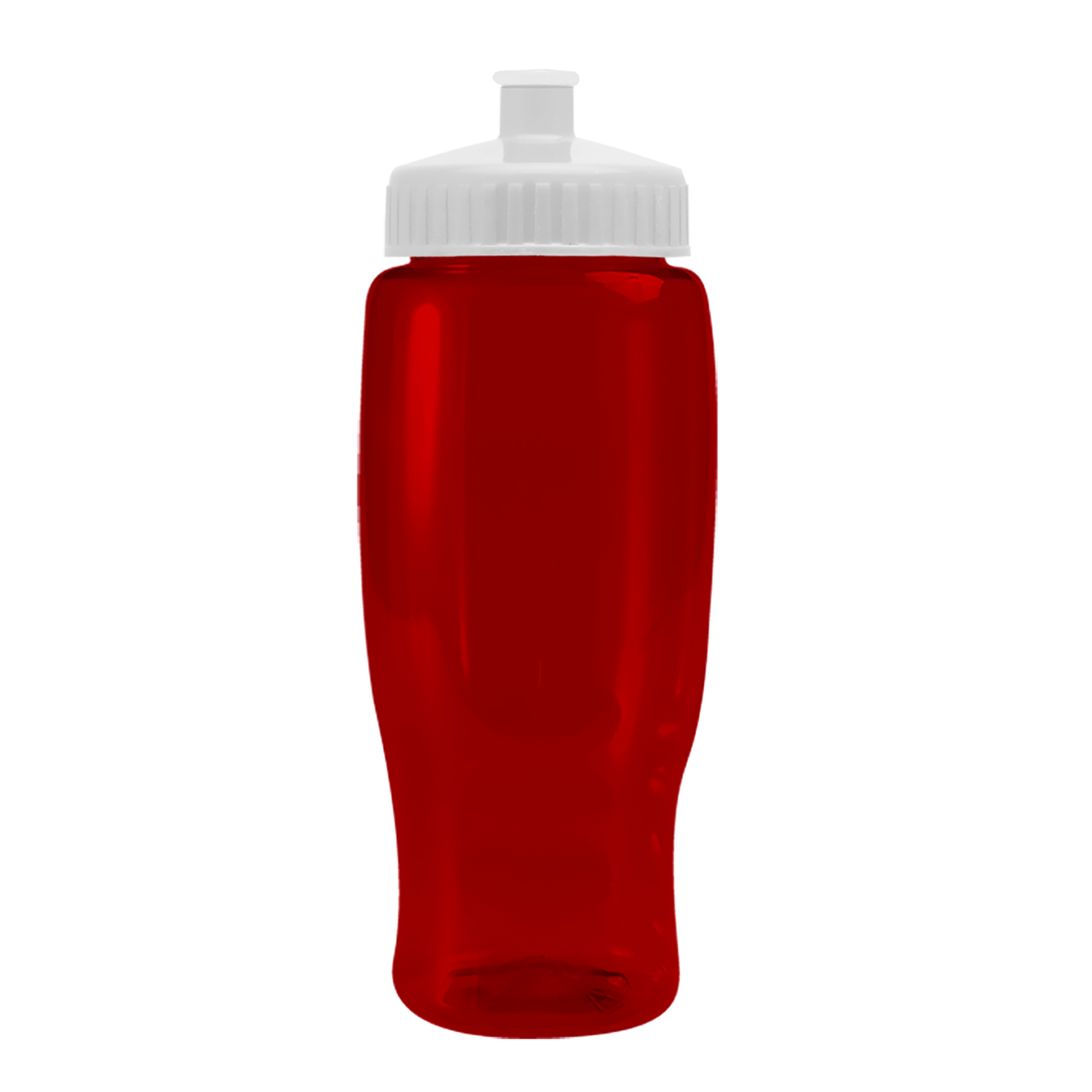 Custom logo Poly+ Recycled Bottle with Push-Pull Lid - 27 oz.