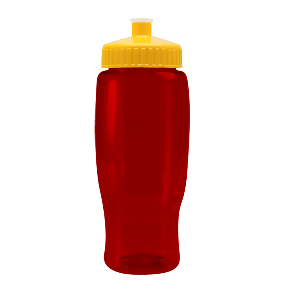 Custom logo Poly+ Recycled Bottle with Push-Pull Lid - 27 oz.