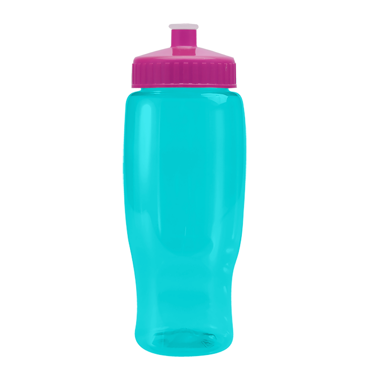 Custom logo Poly+ Recycled Bottle with Push-Pull Lid - 27 oz.
