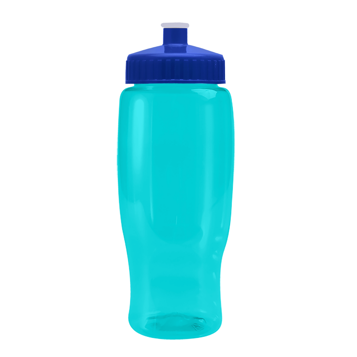 Custom logo Poly+ Recycled Bottle with Push-Pull Lid - 27 oz.