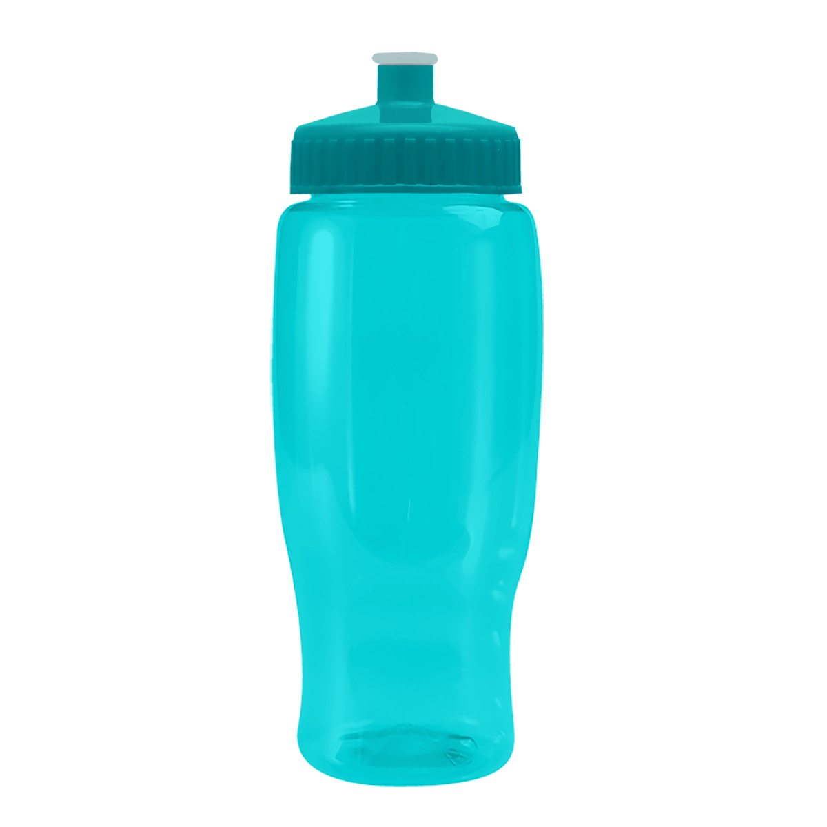 Custom logo Poly+ Recycled Bottle with Push-Pull Lid - 27 oz.
