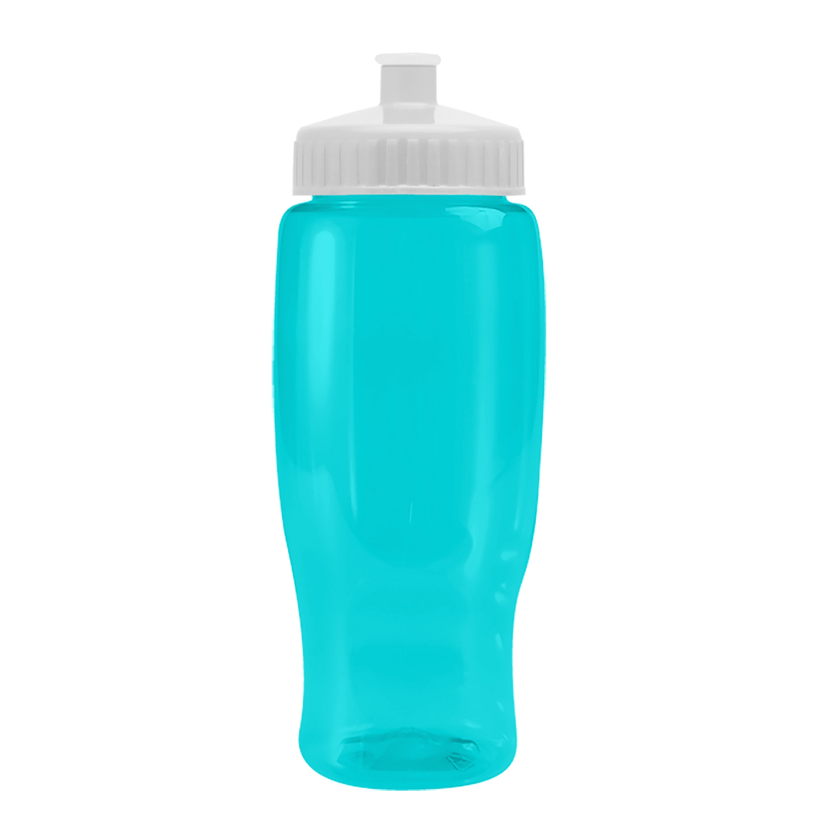 Custom logo Poly+ Recycled Bottle with Push-Pull Lid - 27 oz.
