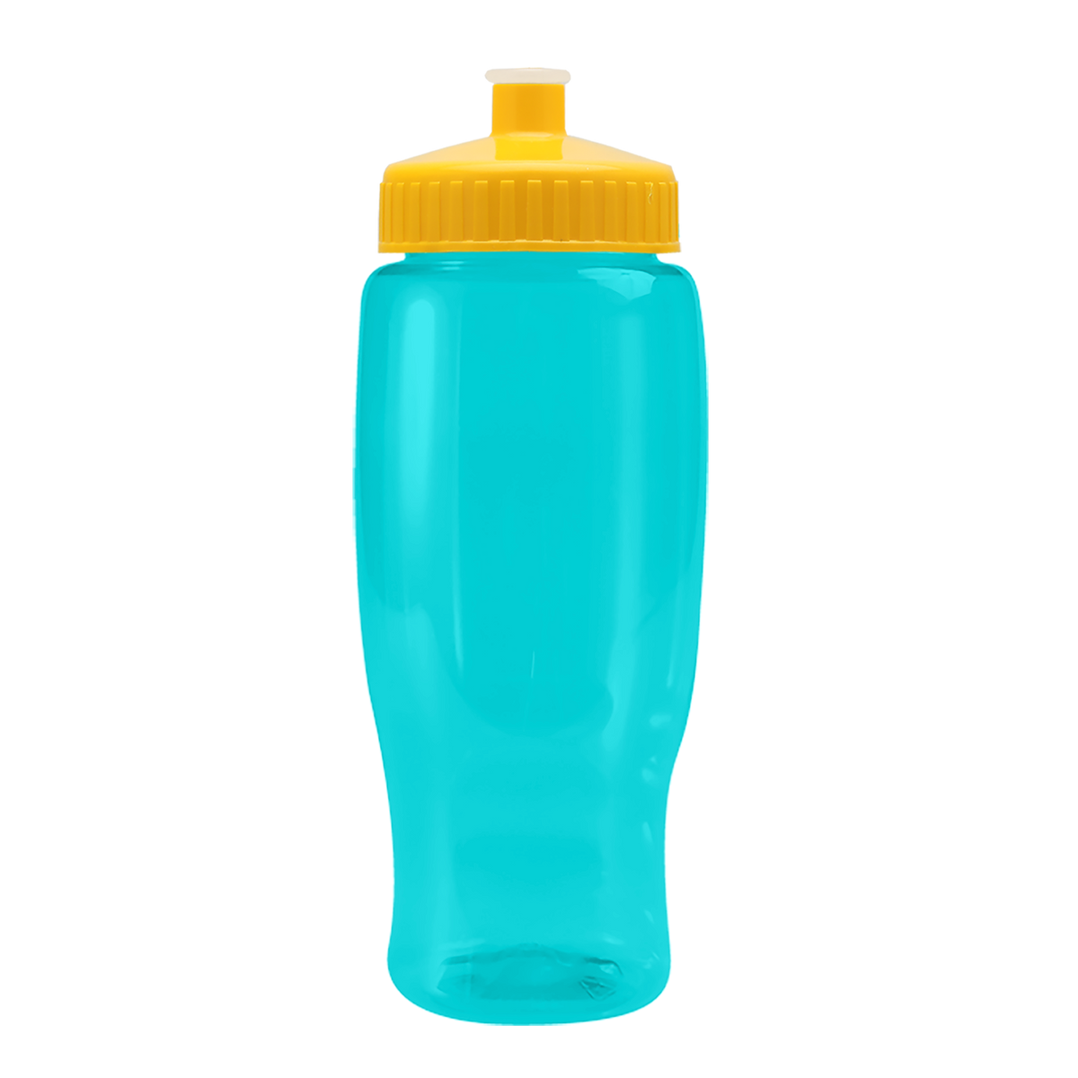 Custom logo Poly+ Recycled Bottle with Push-Pull Lid - 27 oz.