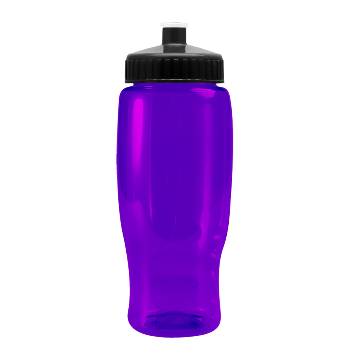 Custom logo Poly+ Recycled Bottle with Push-Pull Lid - 27 oz.