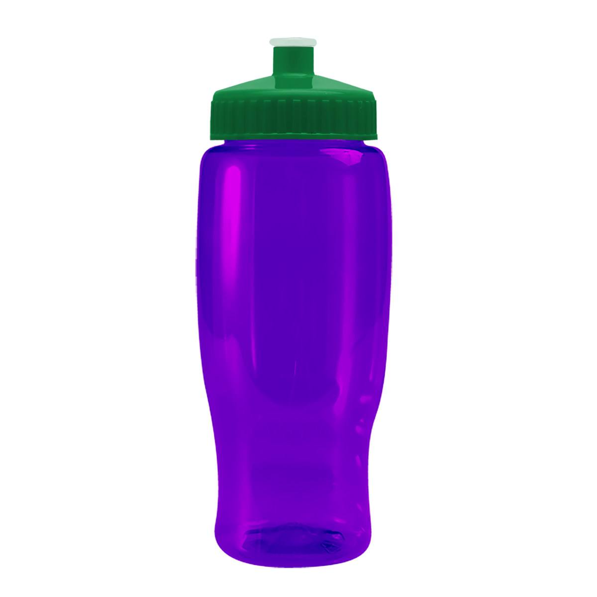 Custom logo Poly+ Recycled Bottle with Push-Pull Lid - 27 oz.