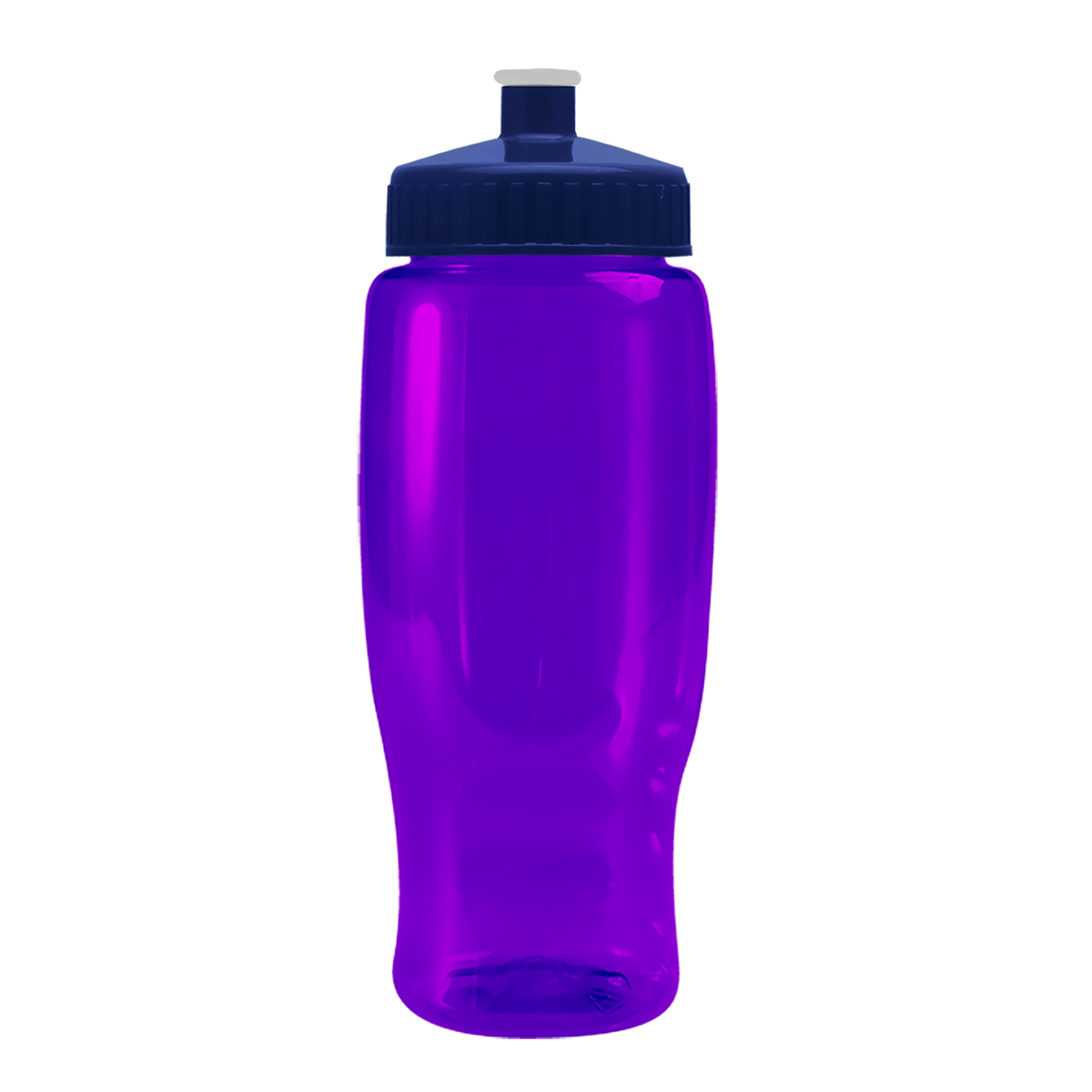 Custom logo Poly+ Recycled Bottle with Push-Pull Lid - 27 oz.