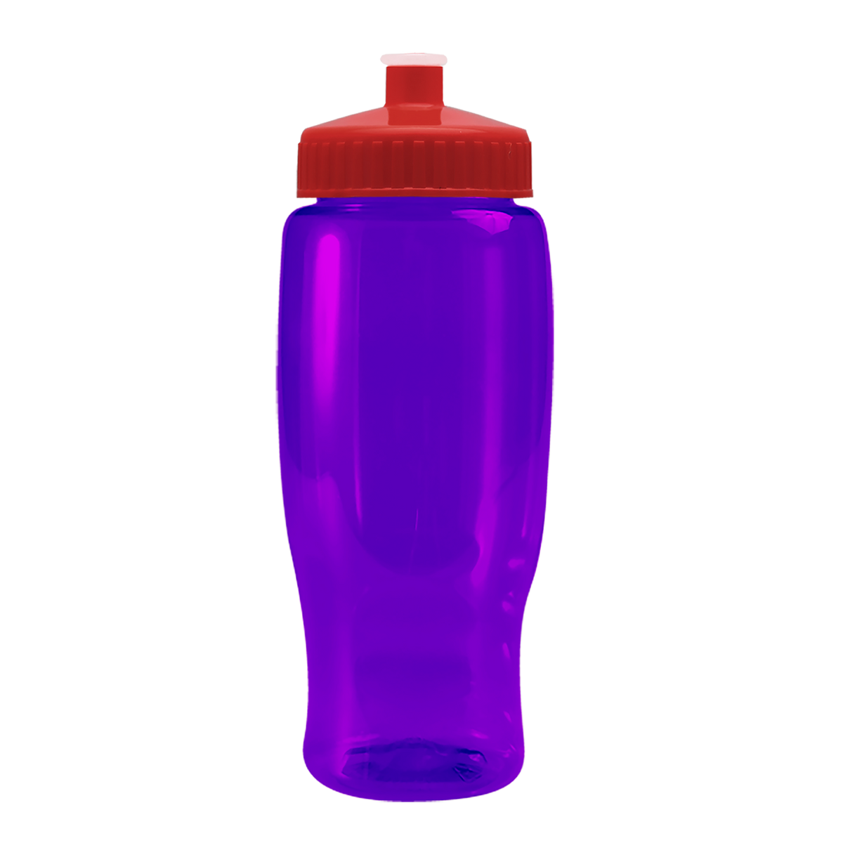 Custom logo Poly+ Recycled Bottle with Push-Pull Lid - 27 oz.