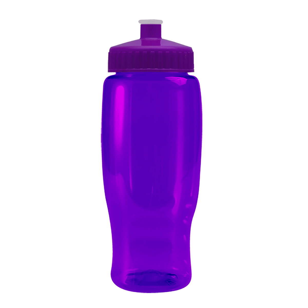 Custom logo Poly+ Recycled Bottle with Push-Pull Lid - 27 oz.