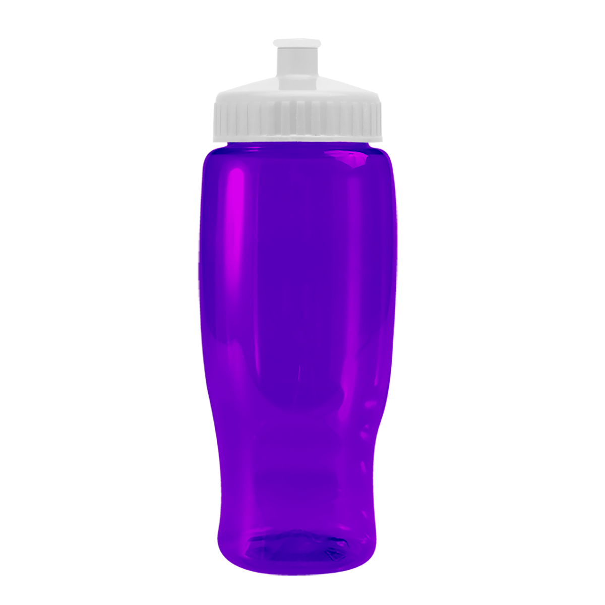 Custom logo Poly+ Recycled Bottle with Push-Pull Lid - 27 oz.