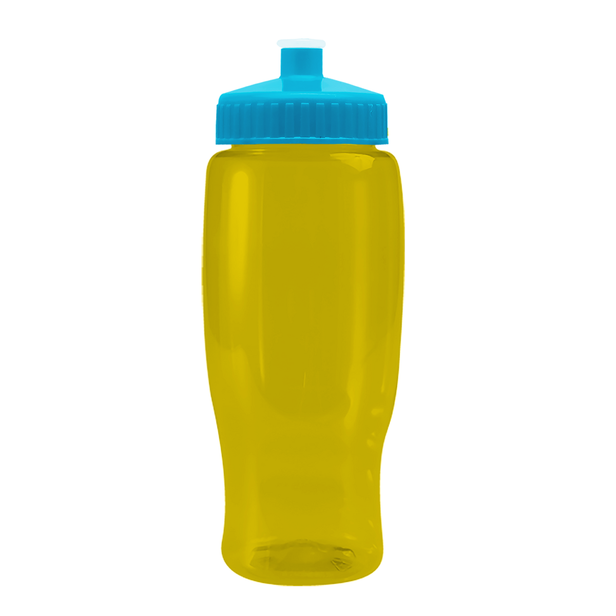Custom logo Poly+ Recycled Bottle with Push-Pull Lid - 27 oz.