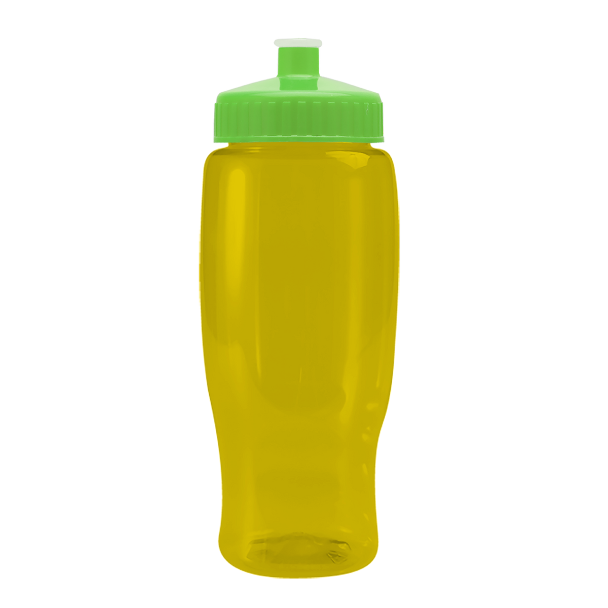Custom logo Poly+ Recycled Bottle with Push-Pull Lid - 27 oz.