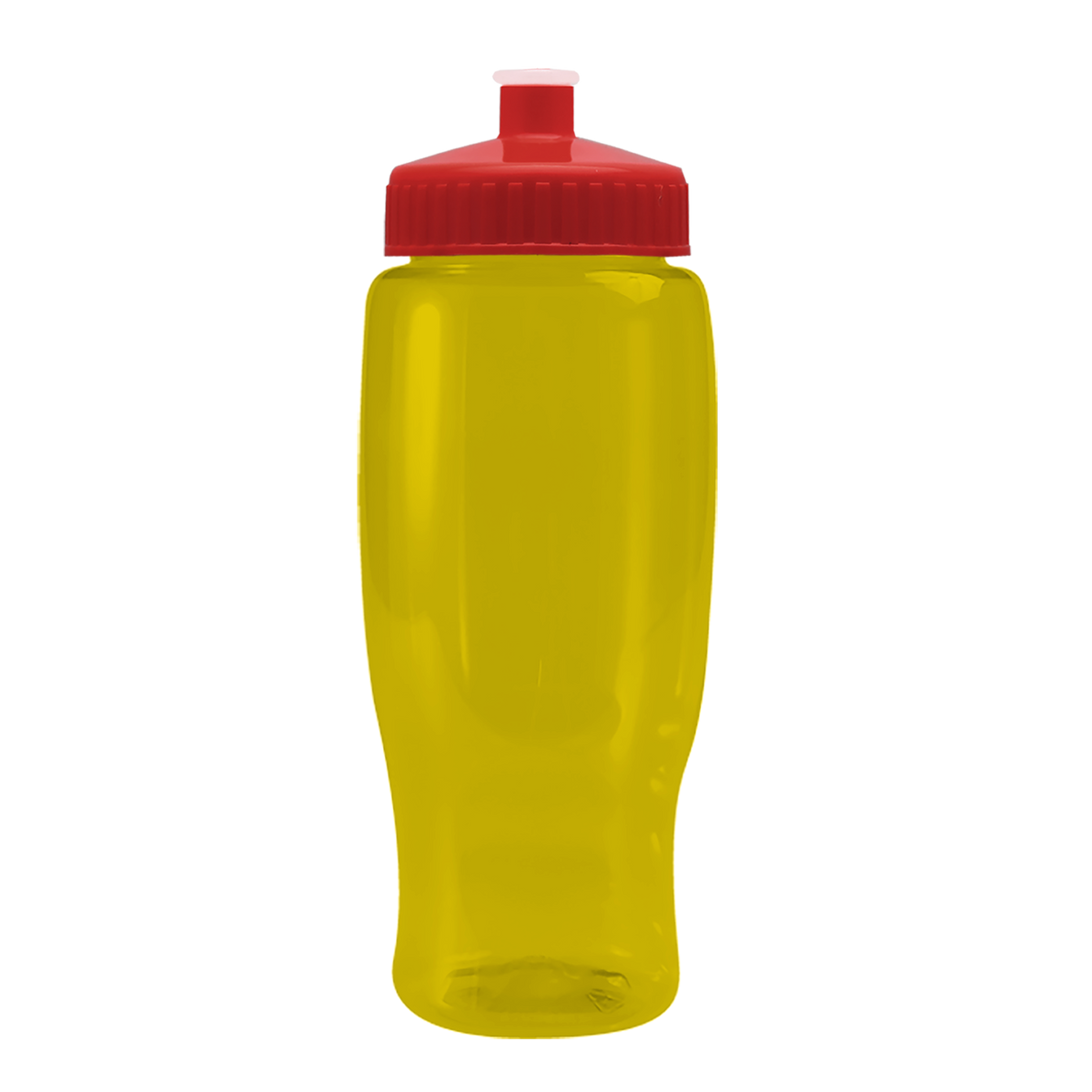 Custom logo Poly+ Recycled Bottle with Push-Pull Lid - 27 oz.