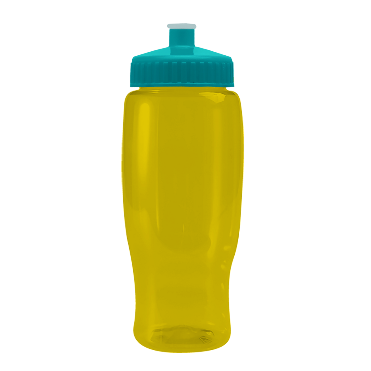 Custom logo Poly+ Recycled Bottle with Push-Pull Lid - 27 oz.