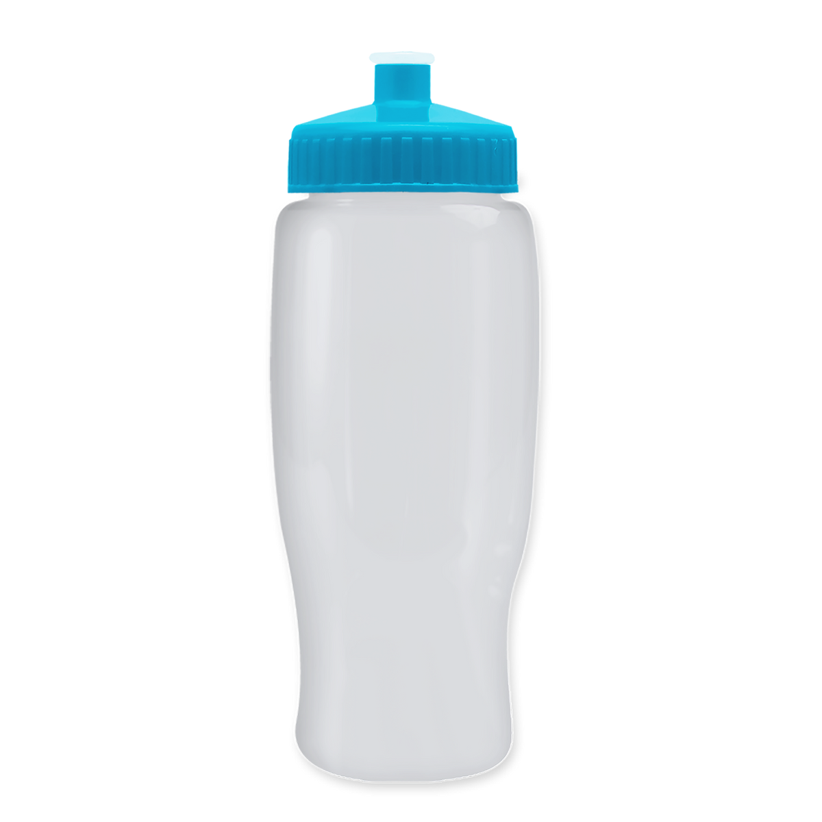 Custom logo Poly+ Recycled Bottle with Push-Pull Lid - 27 oz.