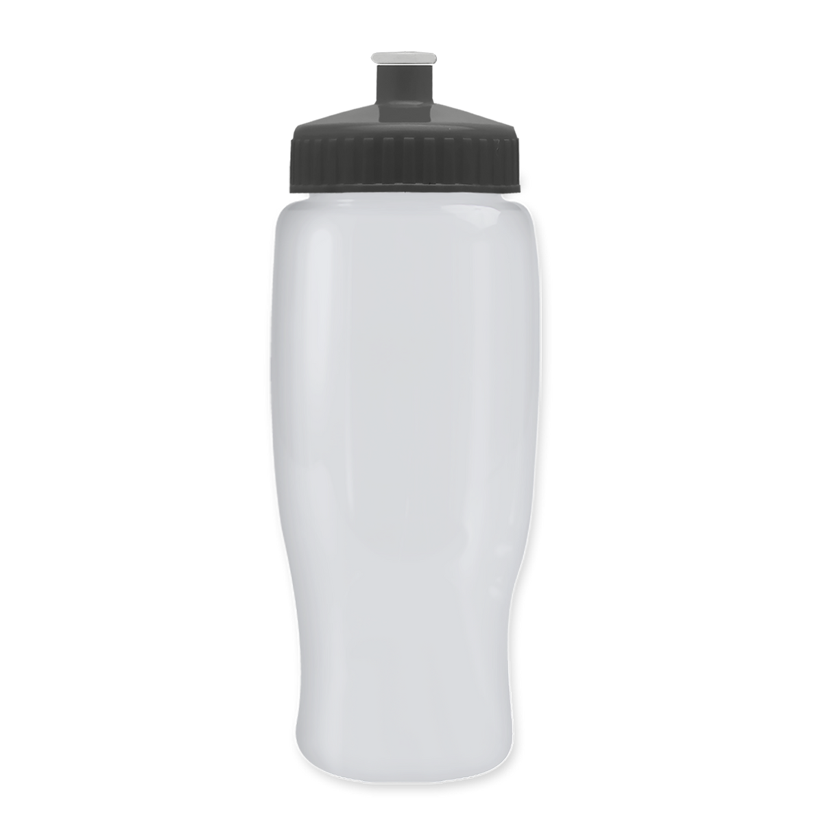Custom logo Poly+ Recycled Bottle with Push-Pull Lid - 27 oz.