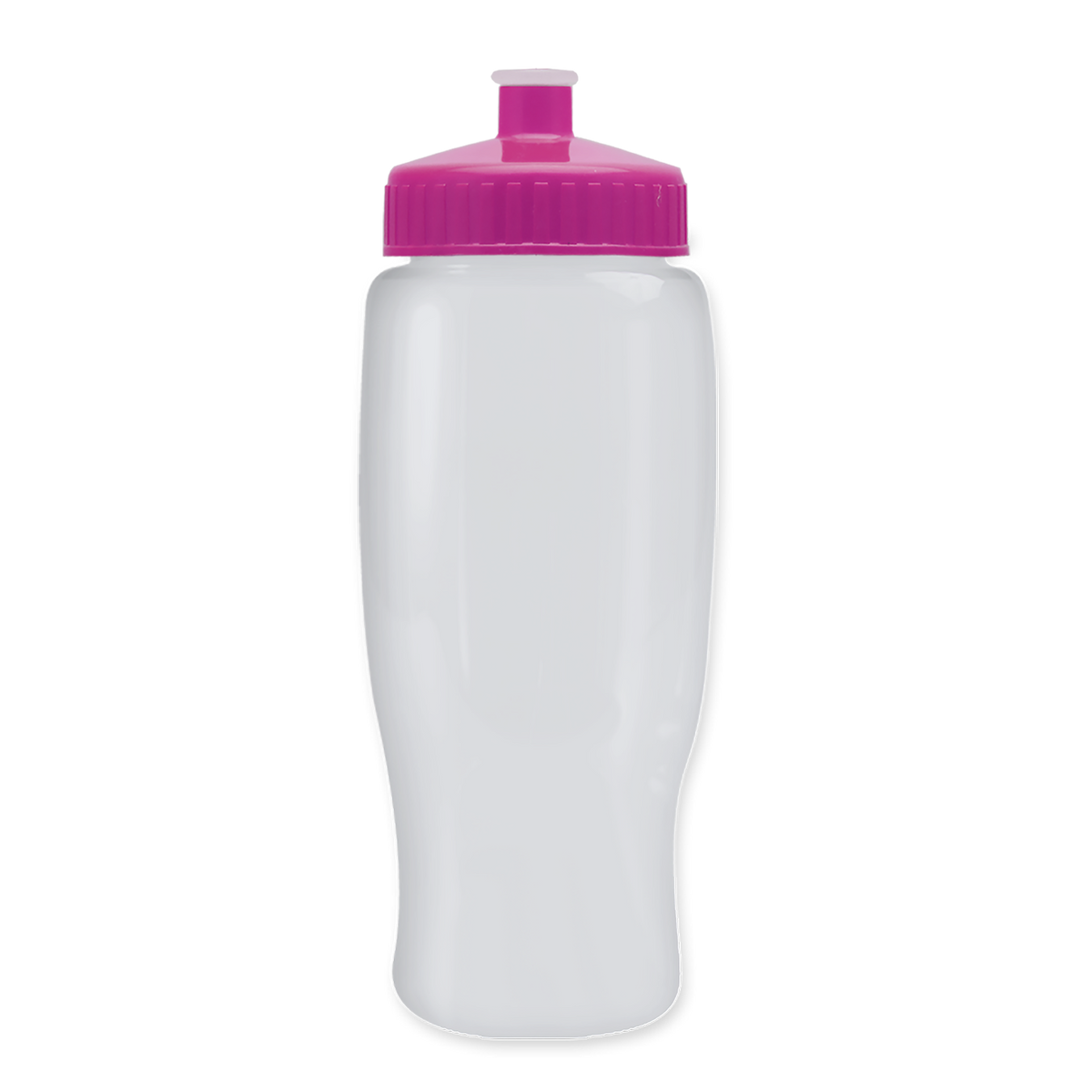 Custom logo Poly+ Recycled Bottle with Push-Pull Lid - 27 oz.