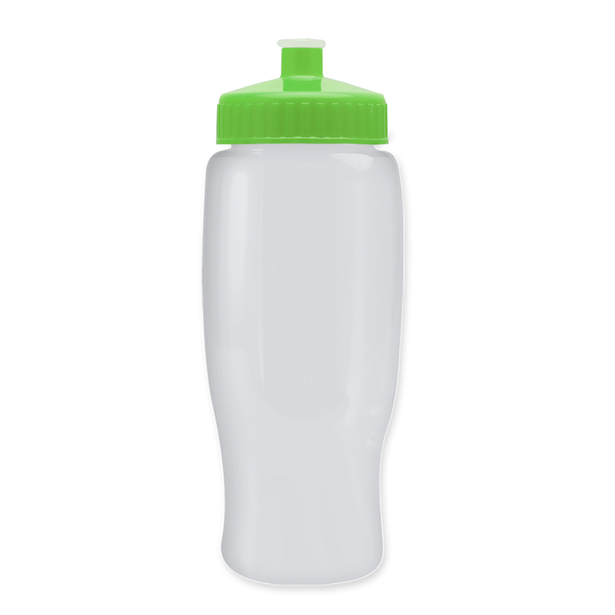 Custom logo Poly+ Recycled Bottle with Push-Pull Lid - 27 oz.
