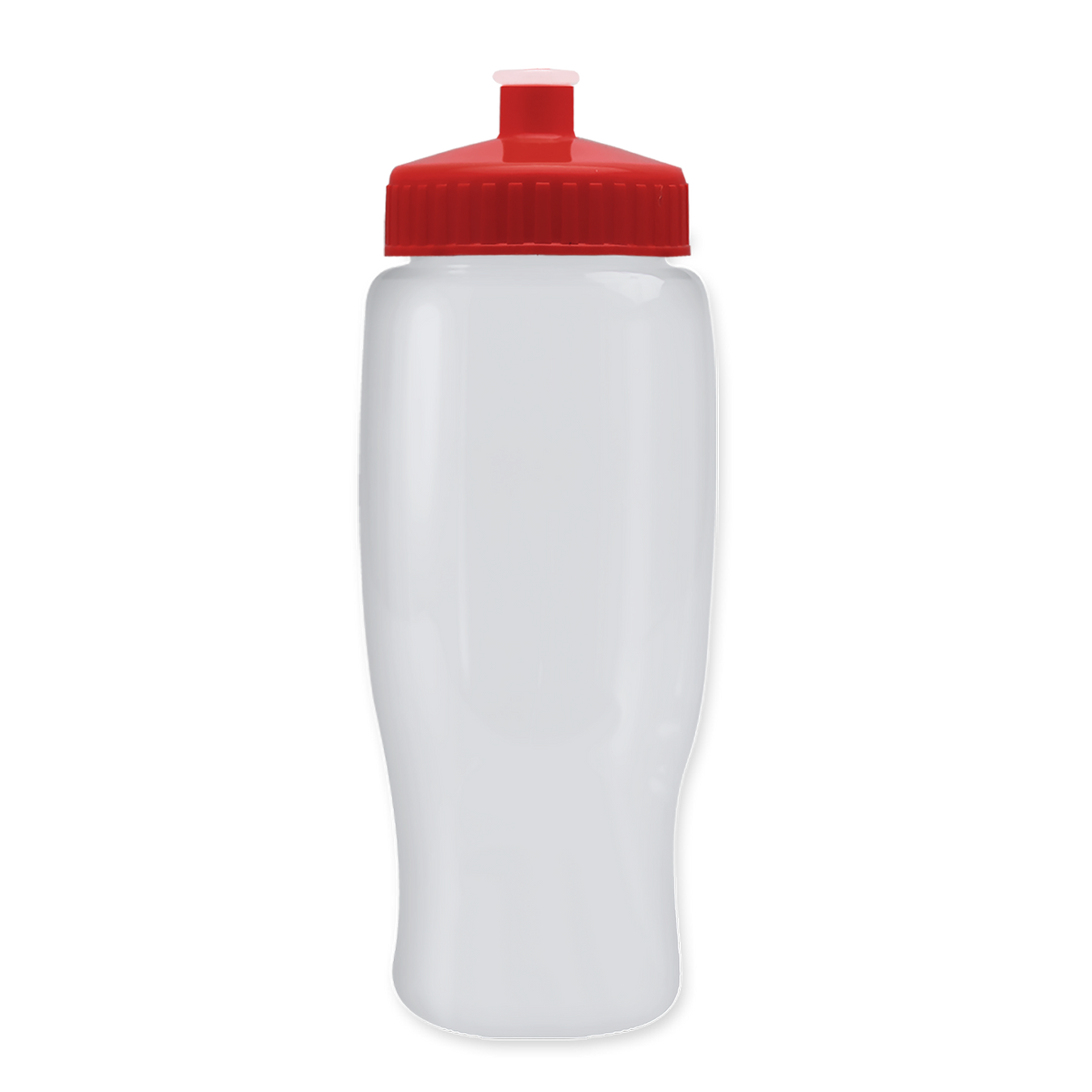 Custom logo Poly+ Recycled Bottle with Push-Pull Lid - 27 oz.