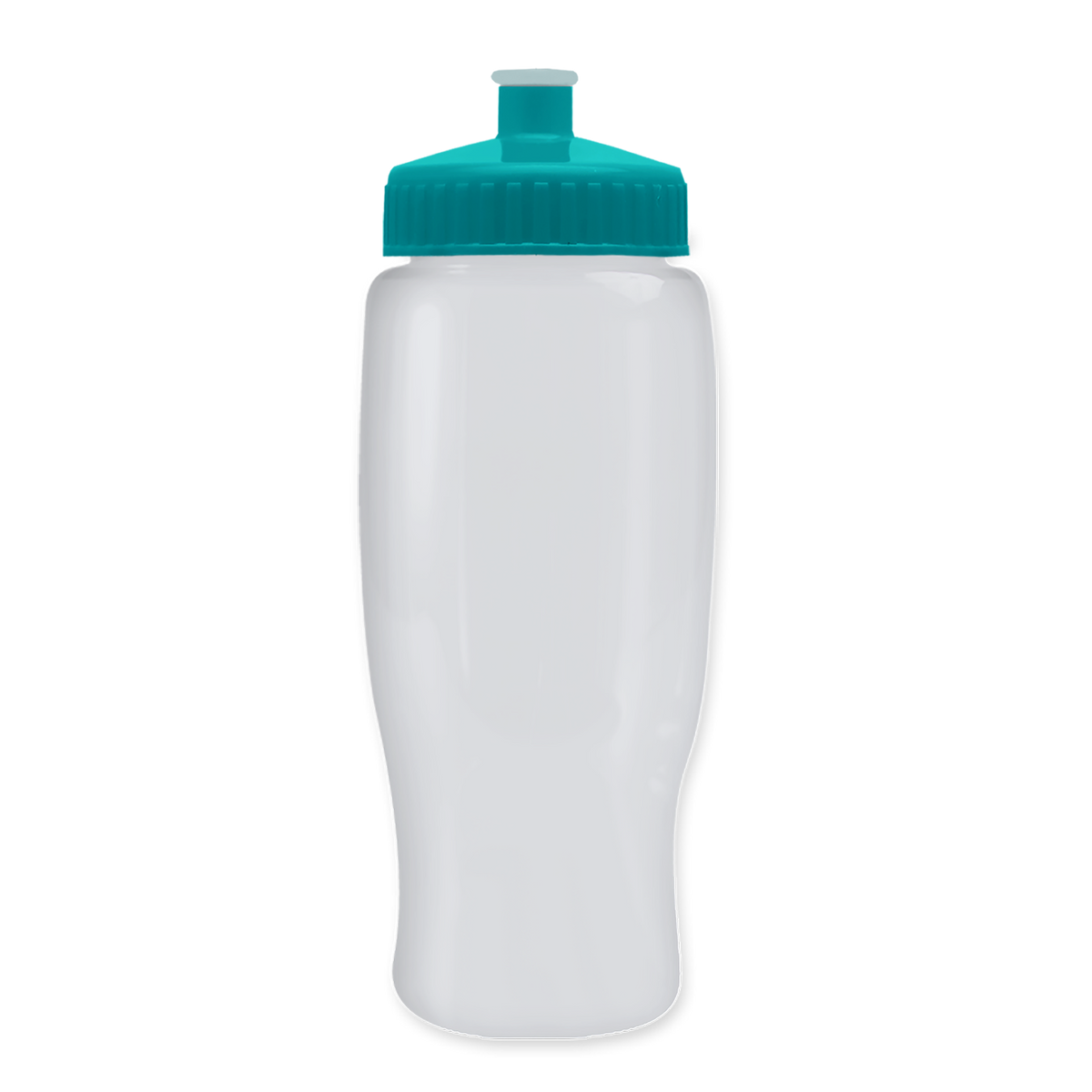 Custom logo Poly+ Recycled Bottle with Push-Pull Lid - 27 oz.