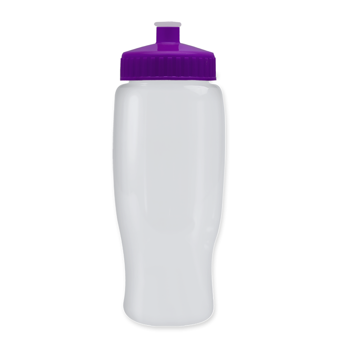 Custom logo Poly+ Recycled Bottle with Push-Pull Lid - 27 oz.