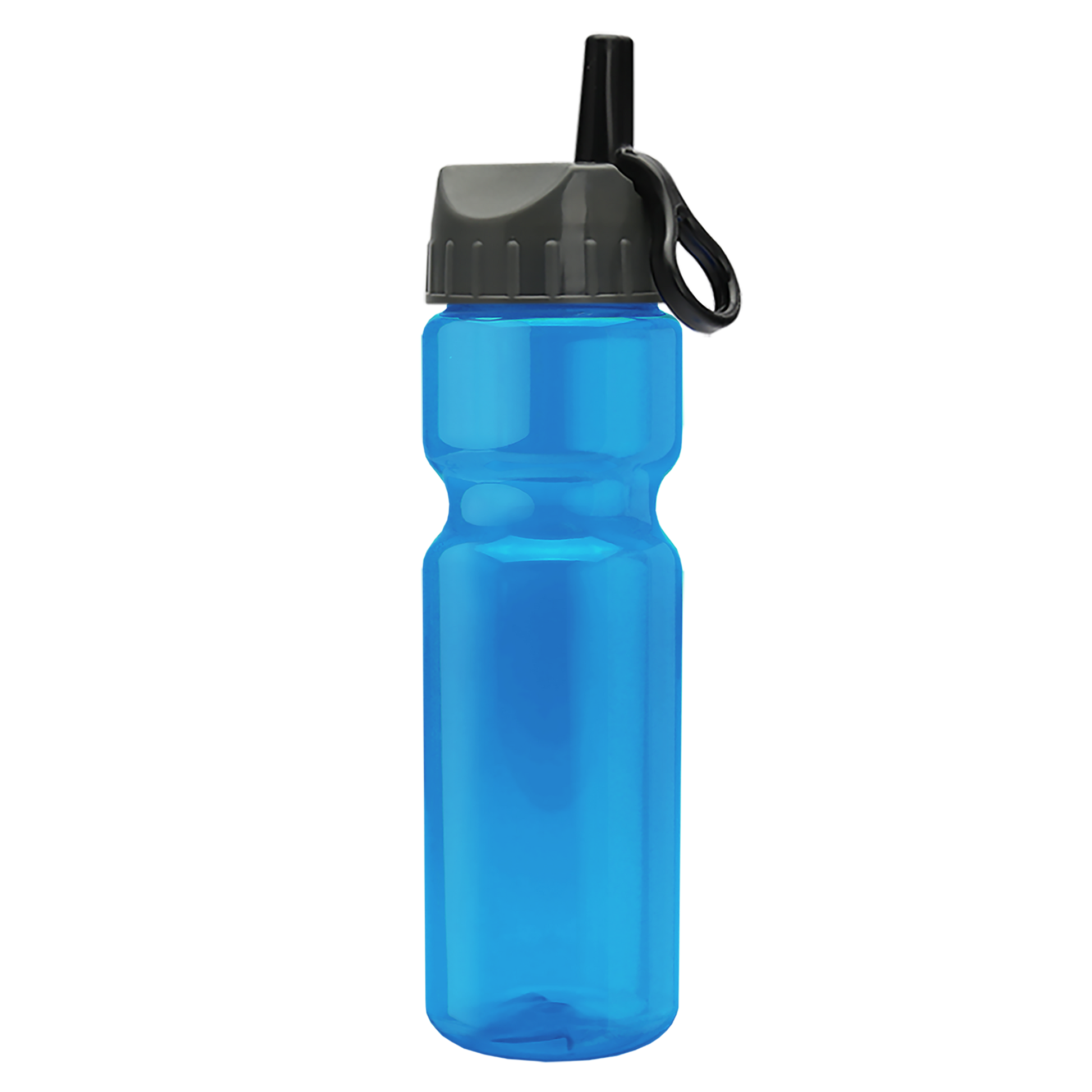 Champ Recycled Bottle with Ring-Straw Lid - 28 oz.