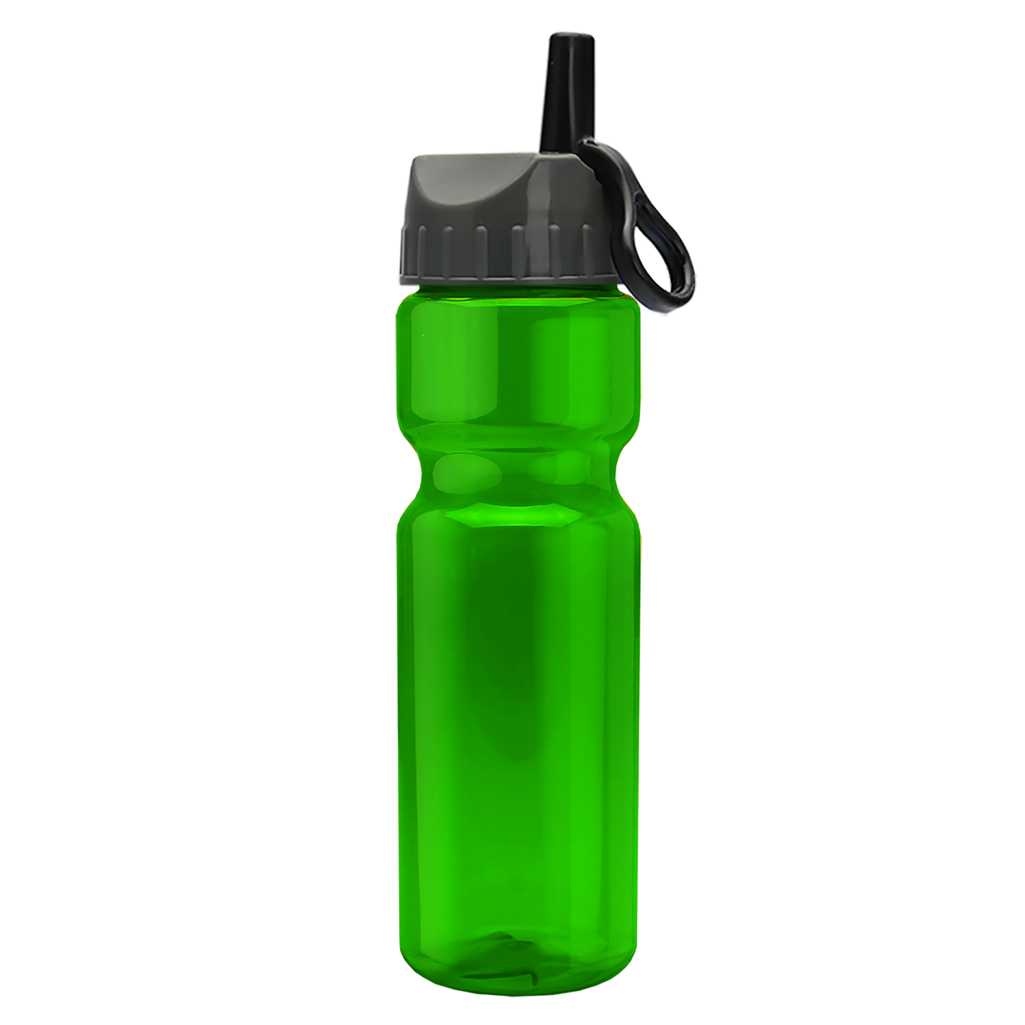 Champ Recycled Bottle with Ring-Straw Lid - 28 oz.