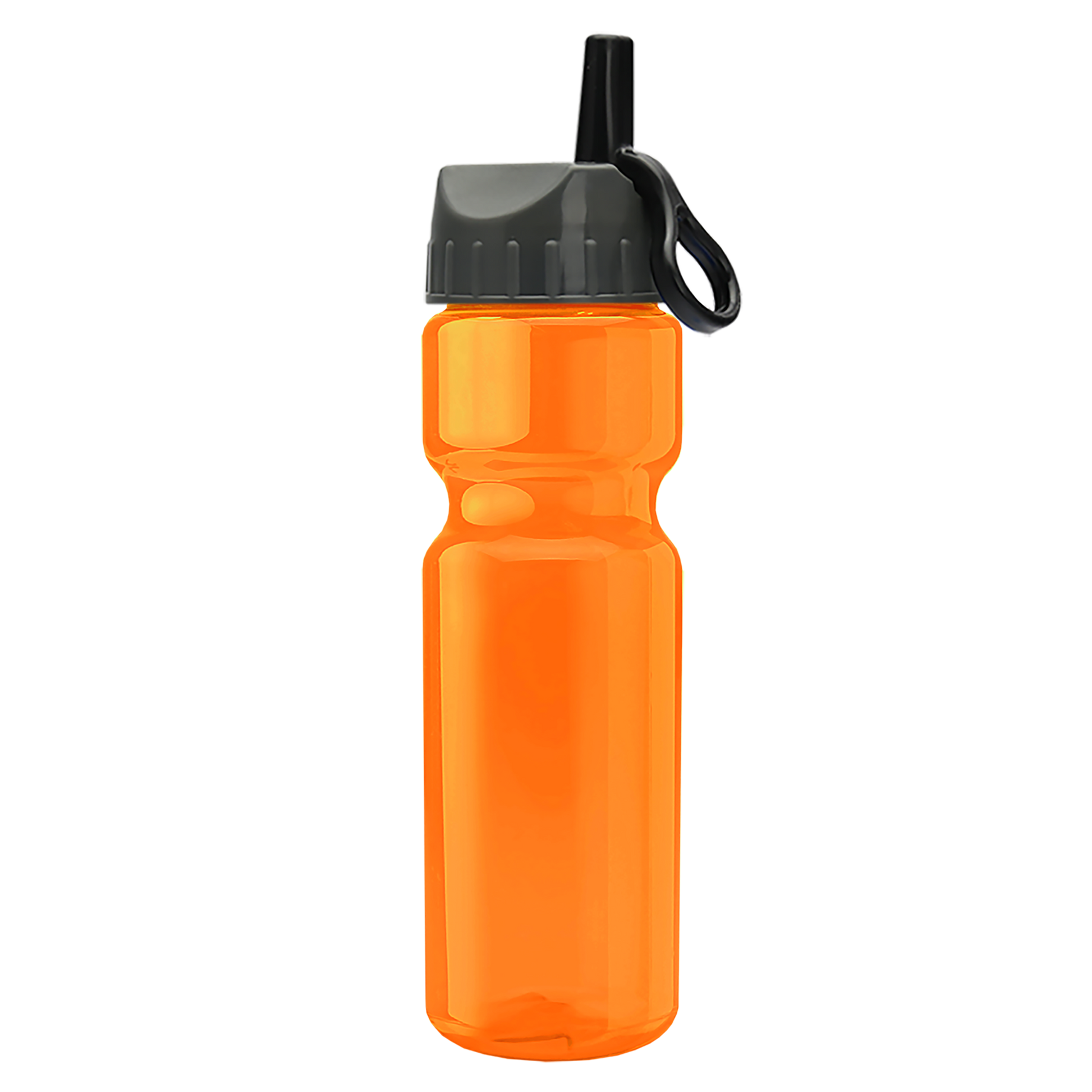 Champ Recycled Bottle with Ring-Straw Lid - 28 oz.