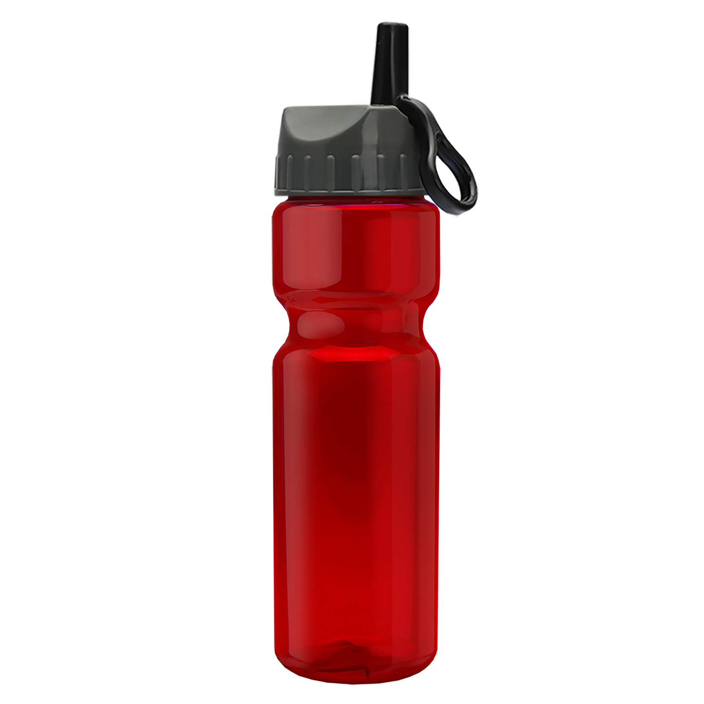 Champ Recycled Bottle with Ring-Straw Lid - 28 oz.