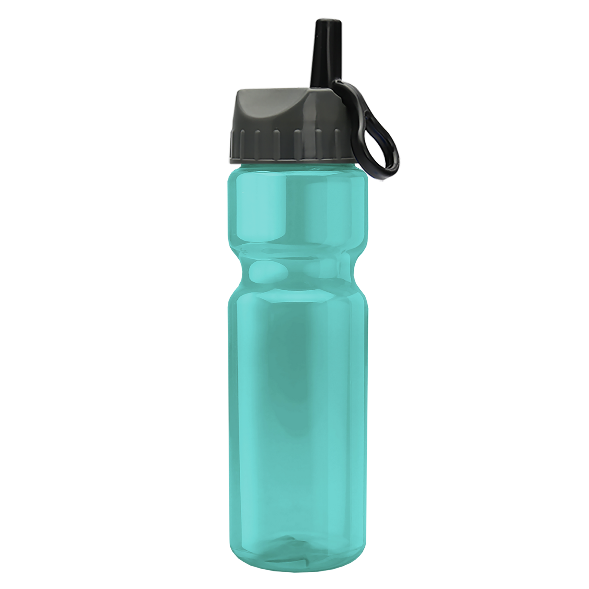 Champ Recycled Bottle with Ring-Straw Lid - 28 oz.