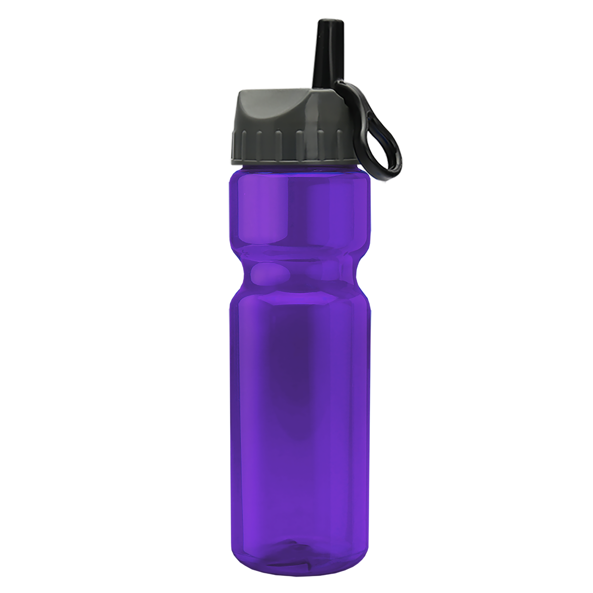Champ Recycled Bottle with Ring-Straw Lid - 28 oz.