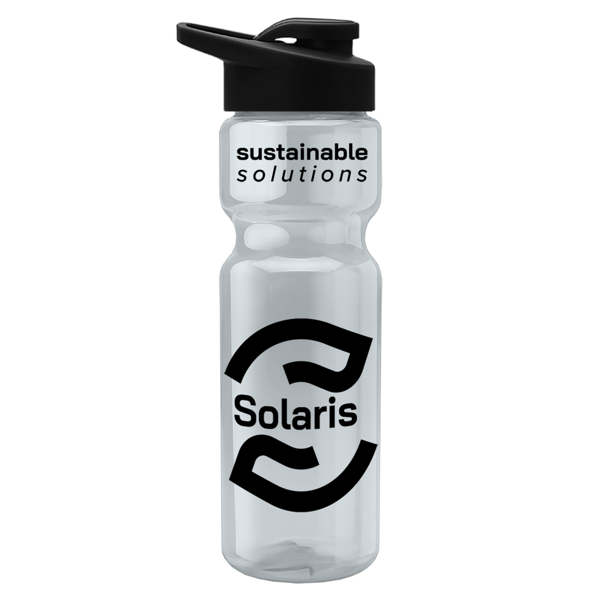 Custom logo Champ Recycled Bottle with Drink-Thru Lid - 28 oz.