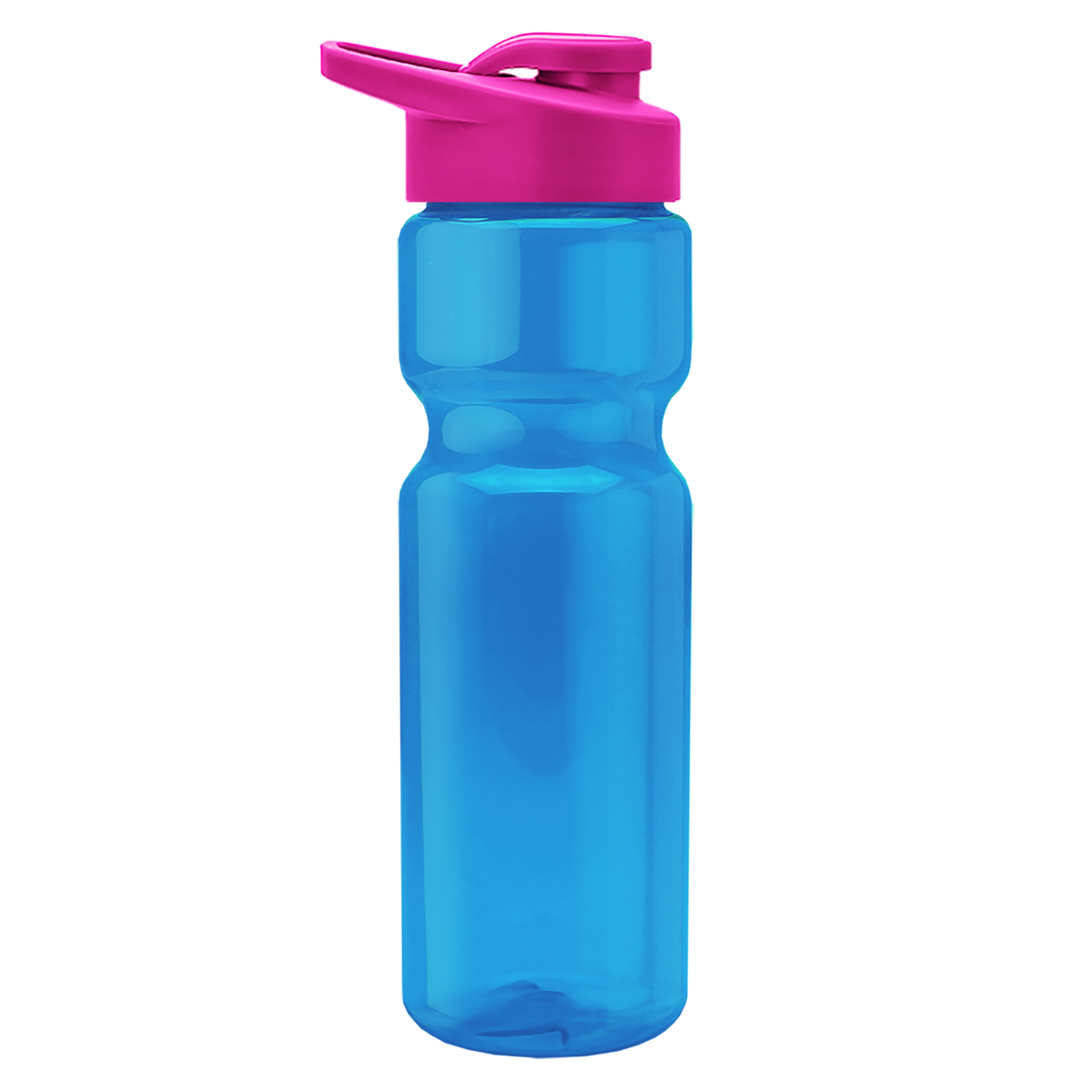 Custom logo Champ Recycled Bottle with Drink-Thru Lid - 28 oz.