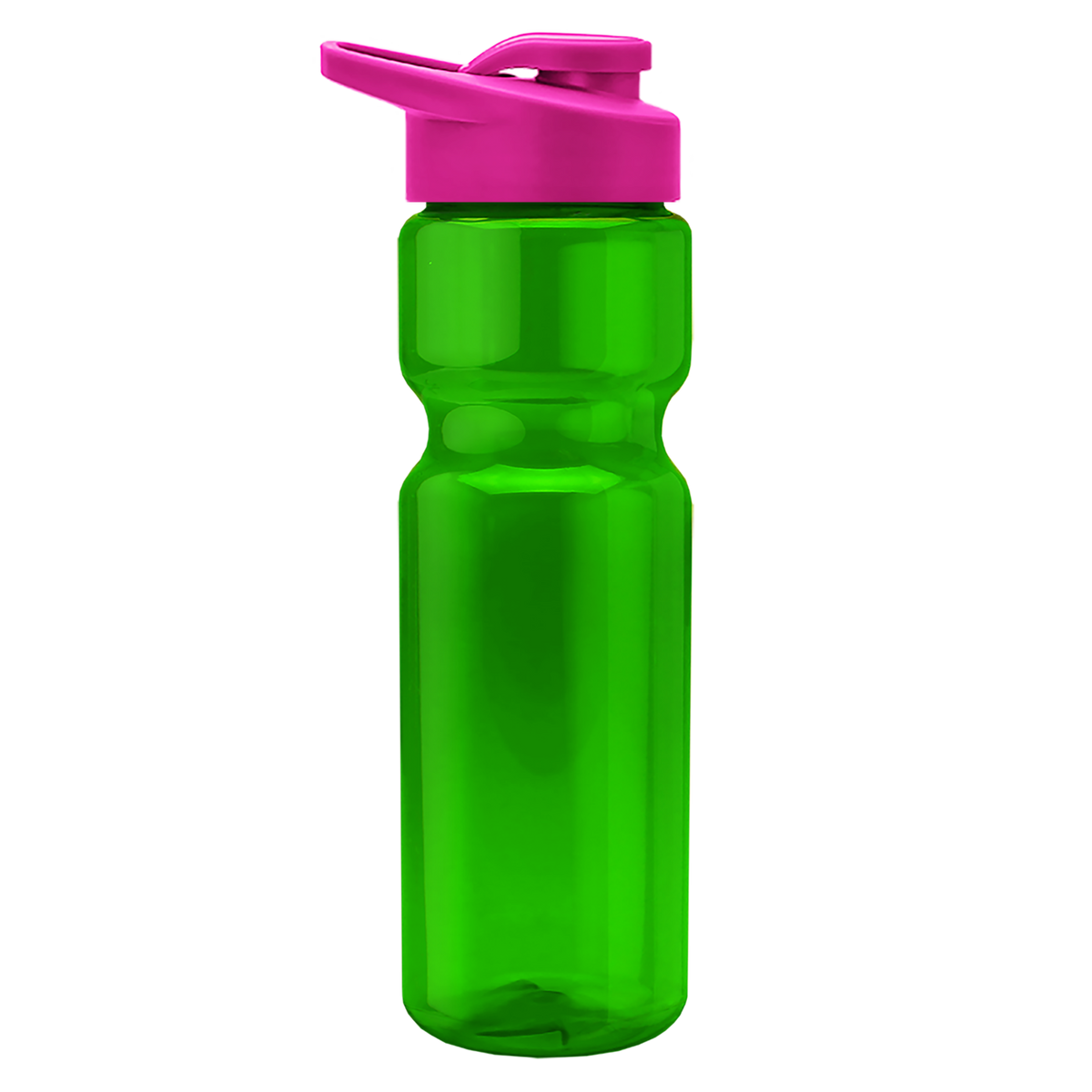 Custom logo Champ Recycled Bottle with Drink-Thru Lid - 28 oz.