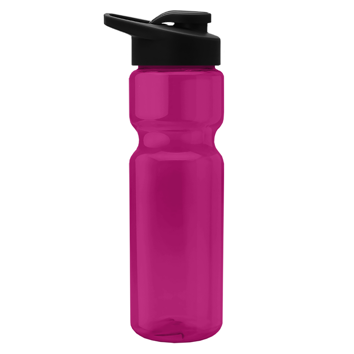 Custom logo Champ Recycled Bottle with Drink-Thru Lid - 28 oz.
