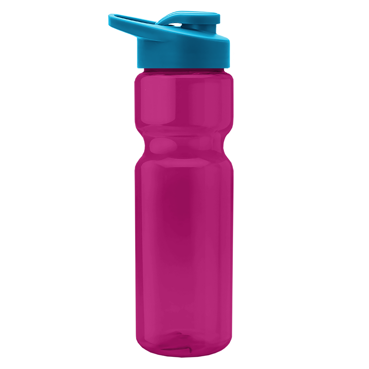 Custom logo Champ Recycled Bottle with Drink-Thru Lid - 28 oz.