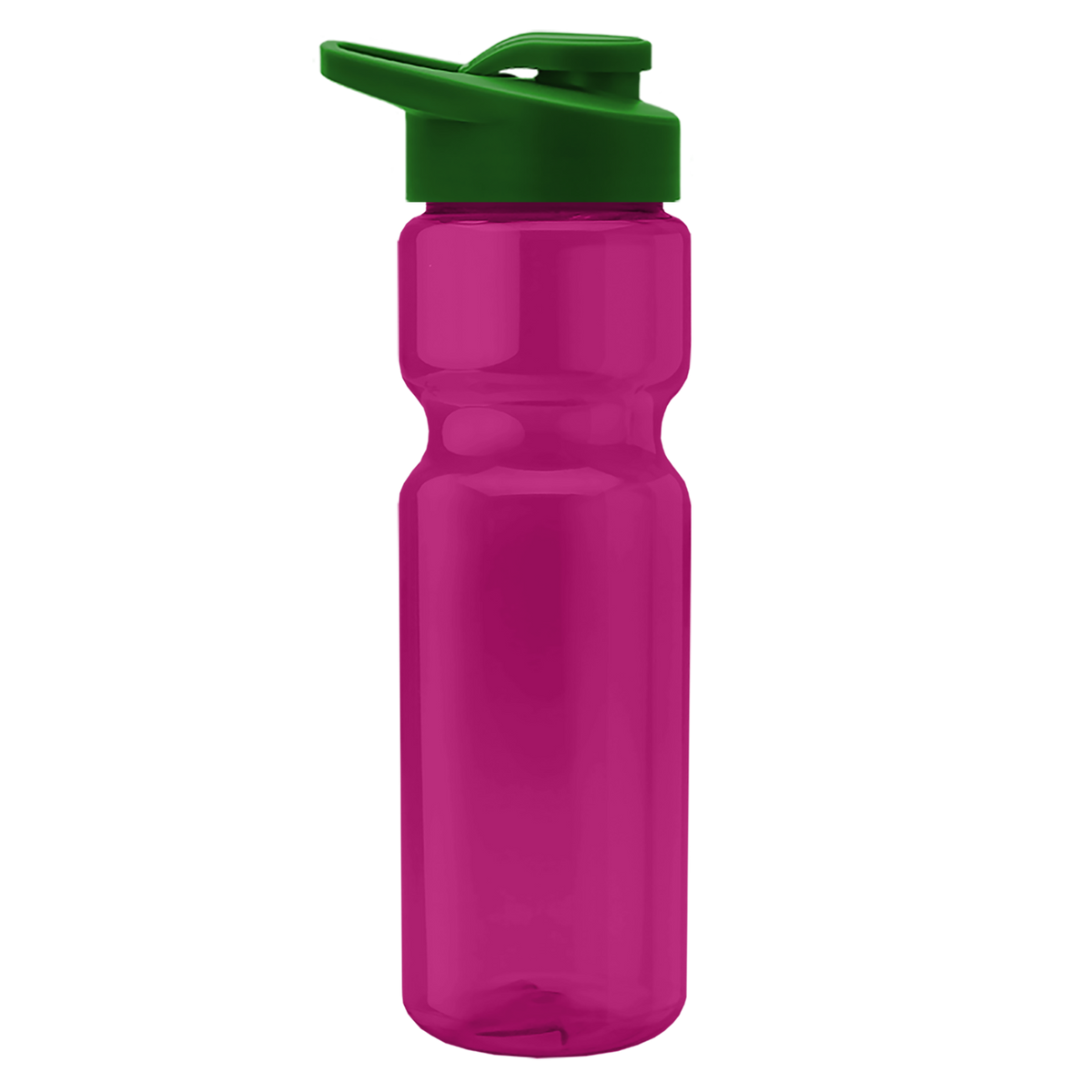 Custom logo Champ Recycled Bottle with Drink-Thru Lid - 28 oz.