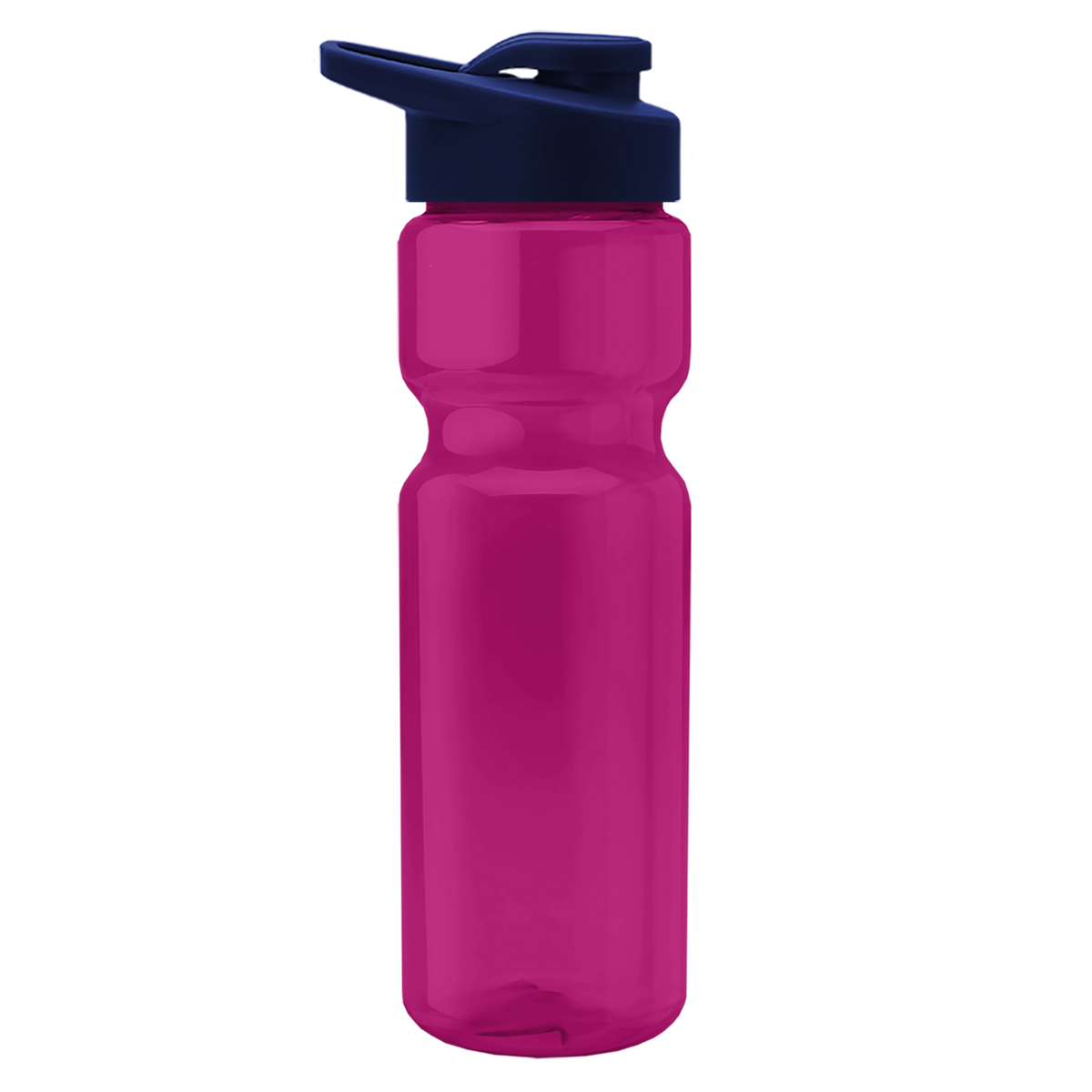 Custom logo Champ Recycled Bottle with Drink-Thru Lid - 28 oz.