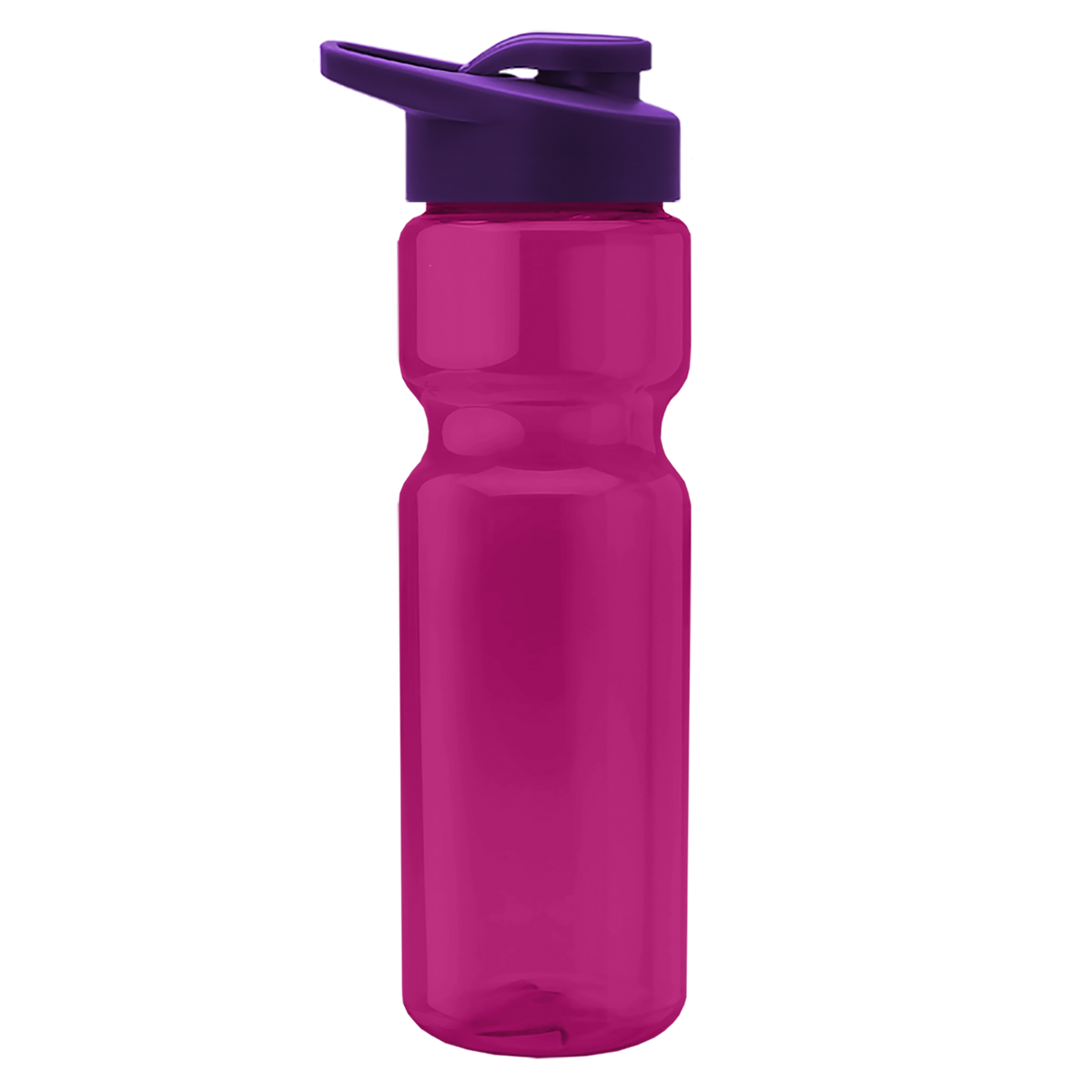 Custom logo Champ Recycled Bottle with Drink-Thru Lid - 28 oz.