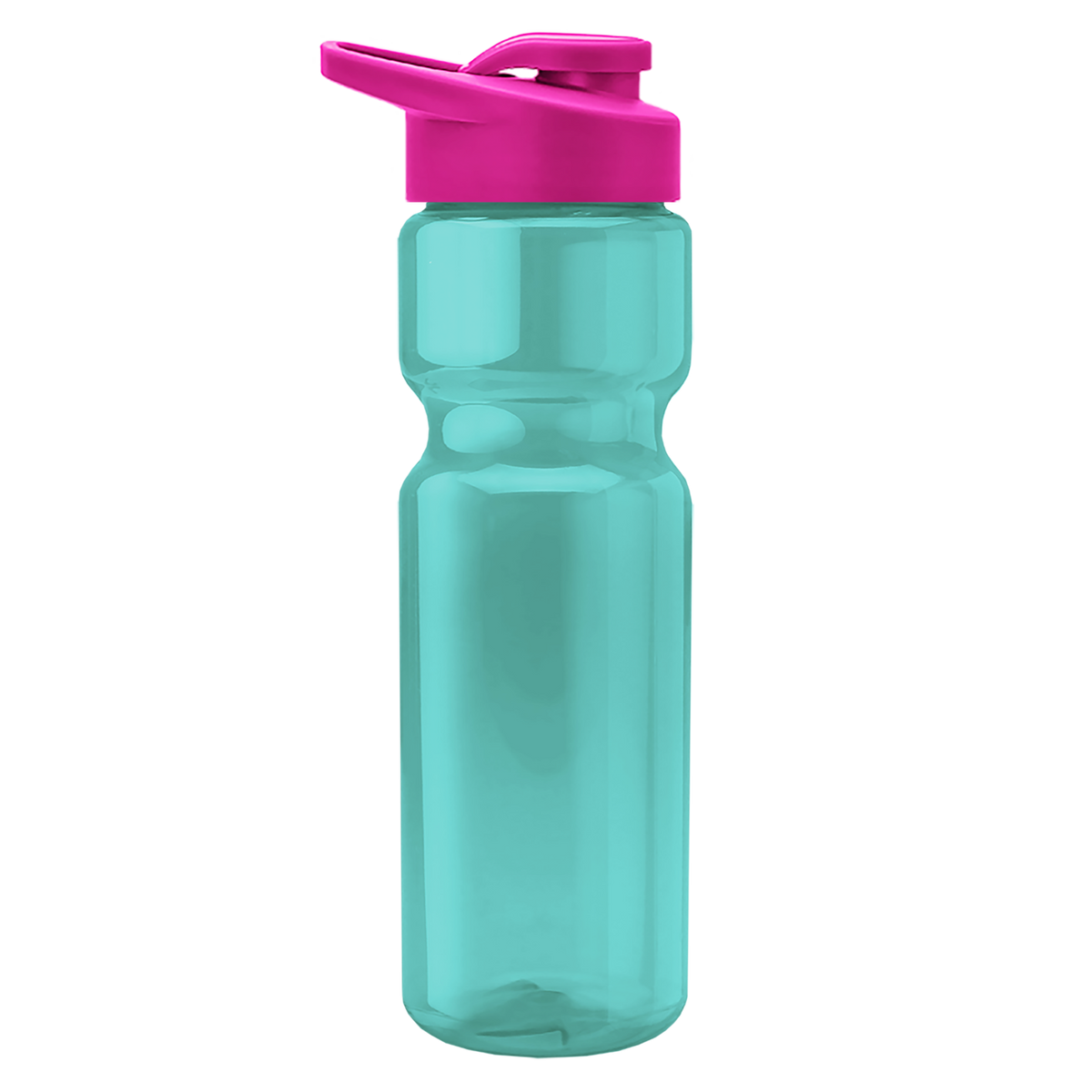 Custom logo Champ Recycled Bottle with Drink-Thru Lid - 28 oz.