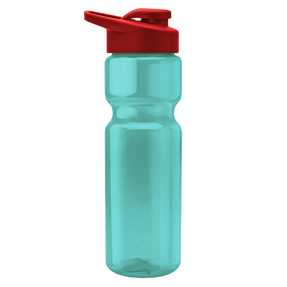 Custom logo Champ Recycled Bottle with Drink-Thru Lid - 28 oz.